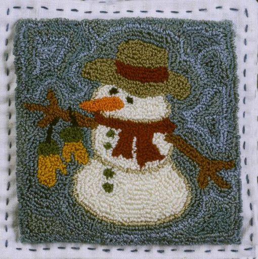 Sweet Snowman Punchneedle Kit - Image 2