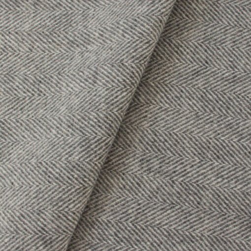 Gray & Natural Herringbone