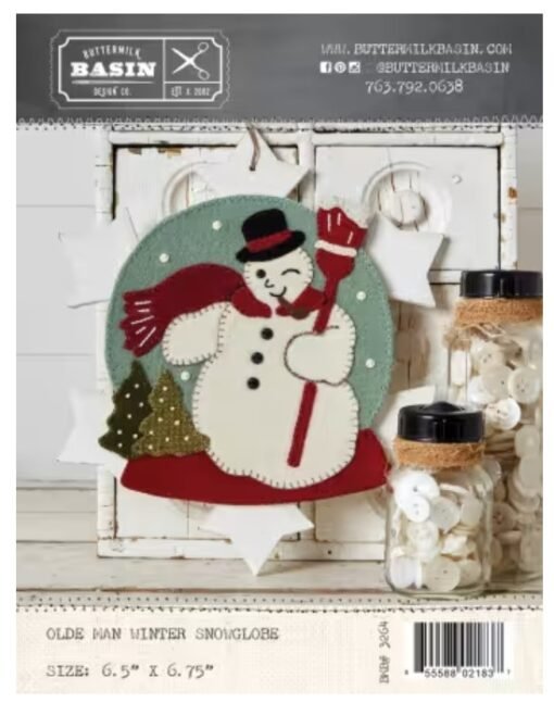 Olde Man Winter Snowglobe Ornament Kit