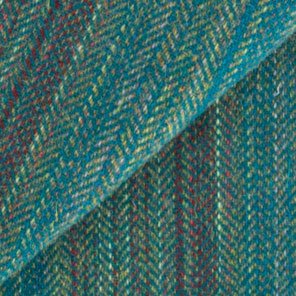 Teal Multi Colored Stripe Fat 1/8th