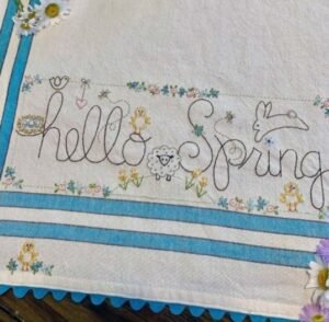 Hello Spring Dishtowel Kit