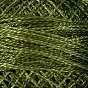 Valdani Perle Cotton Size 8 - H202 Withered Green - Heirloom Collection
