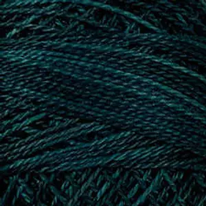 Valdani Perle Cotton Size 8 - H203 Blackened Teal  - Heirloom Collection
