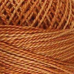 Valdani Perle Cotton Size 8 - H206 Washed Orange - Heirloom Collection