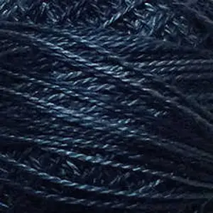Valdani Perle Cotton Size 8 - H207 Darkened Blue - Heirloom Collection