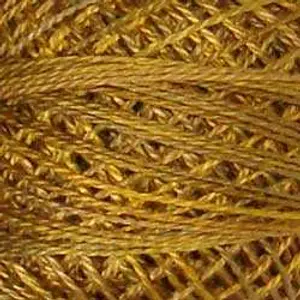 Valdani Perle Cotton Size 8 - P5 Tarnished Gold - Vintage Hues