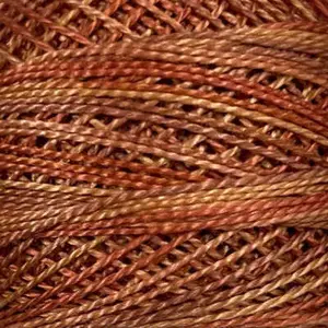 Valdani Perle Cotton Size 8 - P6 Rusted Orange - Vintage Hues